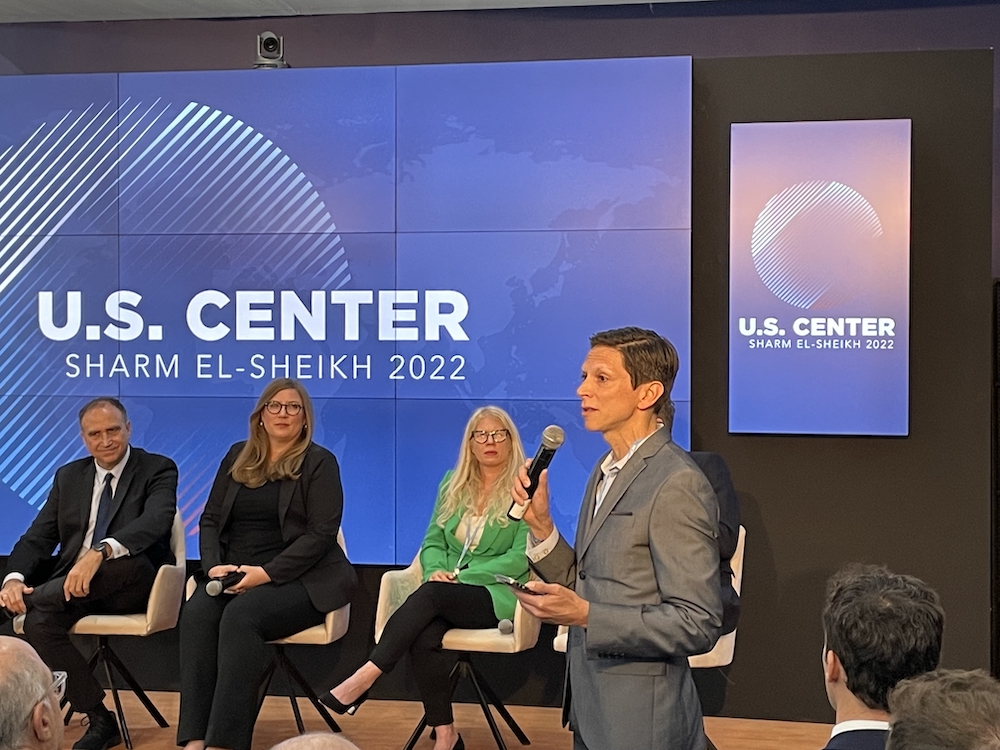 executives discuss net zero at cop27
